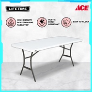 LIFETIME TABLE 6FT F/H WHITE PROMO .
