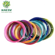 NAESV Colorful Rainbow Badminton String, Elastic Colorful Badminton Racket Strings, Badminton Line A