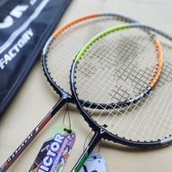 VICTOR 21 LBS badminton racket 1 racket 1 GRIP 1 bag ready to use