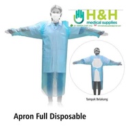 Full Disposable Apron / Plastic Apron / Long Sleeve Apron
