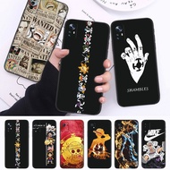 Redmi Note 9S 9T 10 9 Pro Max One Piece Luffy TPU soft shell mobile phone case black