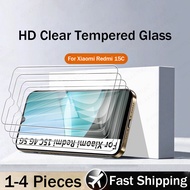 1-4pcs For Xiaomi Redmi 15C 4G 5G Tempered Glass Redmi 14C 4G Redmi15C Global Screen Protector Safet