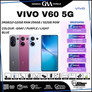 VIVO V70 5G / V60 5G [24GB(12+12)GB RAM 256GB ROM / 24GB*(12+12)GB RAM 512GB ROM] - Original VIVO Ma