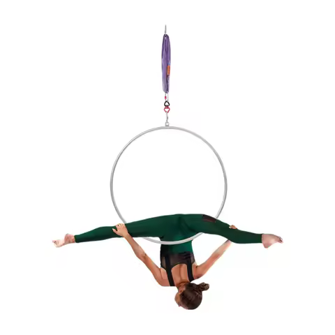 Aerial Hoop Kit 3.28 ft, Air Lifting Ring Strap Accessories, Aerial Dance Circus Ring for Yoga Acrob