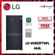 LG 464L Net Slim French Door Refrigerator With Inverter Linear Compressor LG-GCB22FTQPL