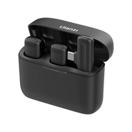 Ulanzi J12 Wireless Lavalier Microphone System ไมค์ไร้สายมือถือ 2 ไมค์ กล่องชาร์จในตัว ถ่ายวีดีโอ