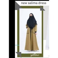 Popular Baju Gamis Dress Wanita Muslim Terbaru Sarimbit Lebaran 2021 S