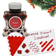 British Diamine Fountain Pen Ink Bottle, Diamine Inkvent Green Edition Cardinal Standard Ink Bottle 