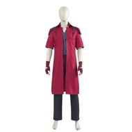 DMC Disguise Dante Cosplay Costume Adult Men Uniform Jacket Coat Gloves Wig Necklace Outfits Hallowe