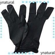 YNATURAL 100pcs Mechanics Gloves, Diamond Grip Black Nitrile Gloves, Wear-resistant Rubber Large 9.06in*3.86in Gloves Heavy Duty Building Industry
