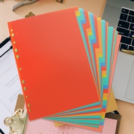 31 Sheets A4 Binder Divider File Divider Subject Divider for Binder Notebook for School Office