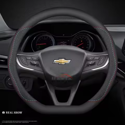 Car Leather Steering Wheel Cover for Chevrolet Traverse Z71 RS Premier Onix Joy City Express Cruze M