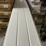 Plafon PVC motif serat kayu putih doff