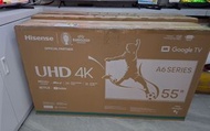 🔥特平$4800 全新原廠海信 Hisense 55吋 55A6N 4K 智能電視機香港行貨