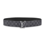 LV Men's Belt Classic Checkerboard Double sided Belt 4cm Wide M0213W