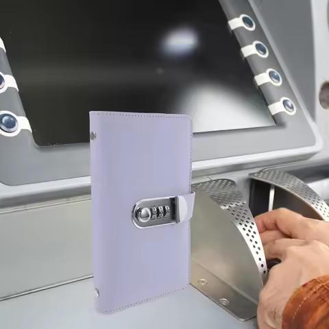 Personal Finance Budget Binder with Lock Large Capacity Waterproof Savings Organizer Book Money Mana