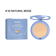 ++**OUHOE Compact Powder Setting Powder Flawless Long-Lasting Waterproof Not Easy To Remove Makeup L
