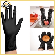 ONE Black Disposable Nitrile Gloves Household Cleaning Gloves Kitchen Cooking Baking