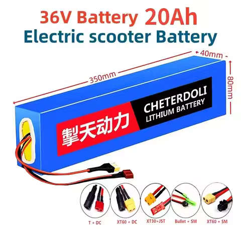 Hot selling e-bike 36V 10S4P 20Ah 18650 Battery Pack 350W 500W 750W 42v Lithium E-Bike Battery Recha