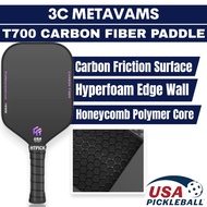 HTPick Raket Pickleball Gentian Karbon |  T700 USAPA Paddle Raket Bat HT-LY001