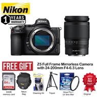 Nikon Z5 24-200mm Full Frame Free 64gb/bag/tripod/uv filter/cleaning kit (1 years warranty) Nikon Z5