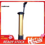 <rainbrown> Portable High Pressure Bycycle Tire Basketball Football Manual Air Pump Inflator