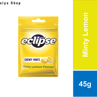 薄荷清新 Eclipse Chewy Mints Minty Lemon 45g Fresh Breath Sugar Free Mints for Oral Care Delicious Mint 