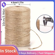 656ft Twine String, HempJute Rope Cord Twine for ChristmasDecorations, Arts & Crafts,Gift Wrapping, 