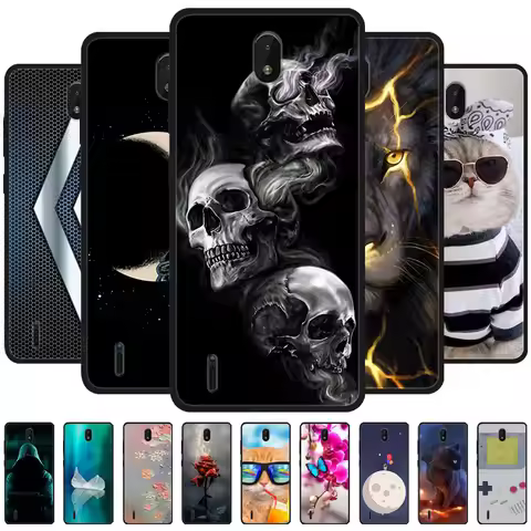 For Nokia C01 Plus Case Soft TPU Silicone Covers For Nokia C01 Plus Popular Animals Painted Phone Ca