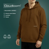 Kattoen Plain Hoodie Jumper Jacket - Caramel 290 Gsm