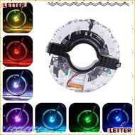 LETTER1 Colorful Bicycle Spoke Lights, Waterproof USB Bike Wheel Hub Lights,  Decoration Safety Warning Bicycle Lights