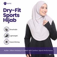 Numa Modest Activewear Sport Hijab | Quick Dry Lightweight Breathable For Running Workout Outdoor Hi
