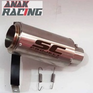 SC PROJECT S1 EXHAUST SILENCER INLET 50 MM