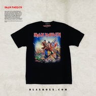 【💥พร้อมส่ง💥】👕 Blaxroxx เสื้อวง ลิขสิทธิ์แท้ Iron Maiden tshirt เสื้อยืดคอกลมแขนสั้น เสื้อยืด เสื้อสกรีนลาย เสื้อวินเทจ cotton 100%