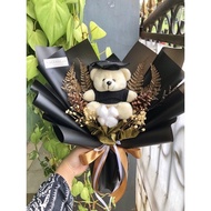 (0_0) Buket Boneka Wisuda dan Bunga Buket Wisuda Cowok Buket Wisuda