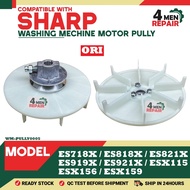 ES718X / ES818X / ES821X / ES919X / ES921X SHARP Washing Machine AUTO MOTOR PULLY ESX115 ESX156 ESX1