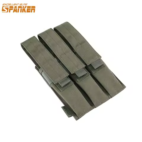 EXCELLENT ELITE SPANKER Tactical Triple Magazine Pouch 9MM/MP5/ MP7/ARP9 Magazine Mag Molle Hunting 