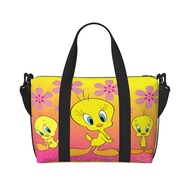 Tweety Bird Travel bags ,Duffel Bags，large capacity Sports training luggage bag for Men Women，Should