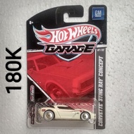 Hot Wheels Corvette Garage Corvette Stingray Concept White