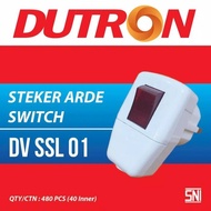 Tebaru* Steker Arde Switch DUTRON / Steker Arde + Saklar DUTRON -