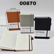 MJ A6 Strap Agenda Book (72K) + Pen slot / Planner Book Work Book / Notebook Journal