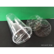 PP 26 oz Plastic Cup + Strawless Lid PET @ 50 pcs Cup 26 oz (780 ml) / 26 oz Plastic Cup / 26 oz Tha