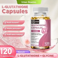 Glutathione Gummy Kulit Cerah & Lembap 1000mcg Gluta + Biotin Vitamin & Asid Pantotenik Vegan