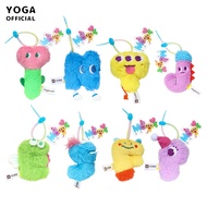 MBTI Little Monster Letter Plush Doll Pendant Cute Cartoon Keychain Bag Charm Gift Adorable