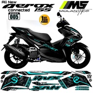 Decal Sticker Striping variation Aerox New NVX 155 All New Aerox 155 Connected Aerox 155 Vva