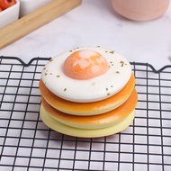 Slow Rising Decompression Toy Fried Egg Squish Toy Model The Decompress Toy Cake Simulate Vent F5S9