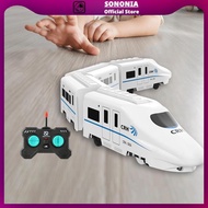 [SONONIA] RC Vehicle Train RC Trains Model Toy with Music and Light Detachable Train Carriages Play 