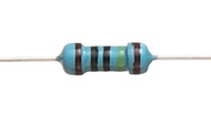 (50pcs) 1/4 Watt Resistor Metal Film Resistor - (1 ohm to 10M ohm) - 1% Tolerance - 5 Band Resistor-