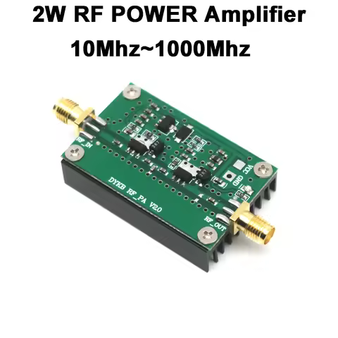 10-1000Mhz 2W RF Power Amplifier Broadband for Radio 433Mhz HF VHF UHF FM Transmitter Walkie Talkie 