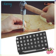 CHERRY Leather Stamping Tool, 33pcs/37pcs DIY Alphabet Stamping Kit, Crafting Kit Leather Crafting 1